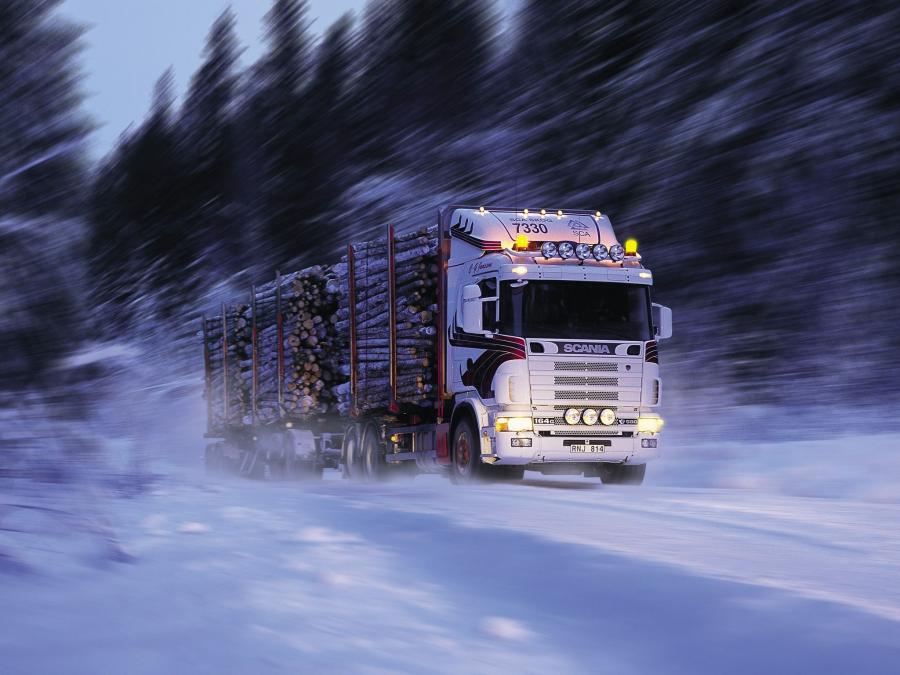  Scania R164G 480 6x4 Timber Truck 1995 года  (фото 1 из 1)